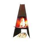 Aduro Venkovní krb / gril corten steel