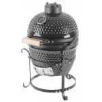 Keramický gril KAMADO EGG | průměr 27 cm | černý