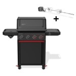 Weber SPIRIT EPX-435R Stealth + ROTISSERIE zdarma | Plynový gril